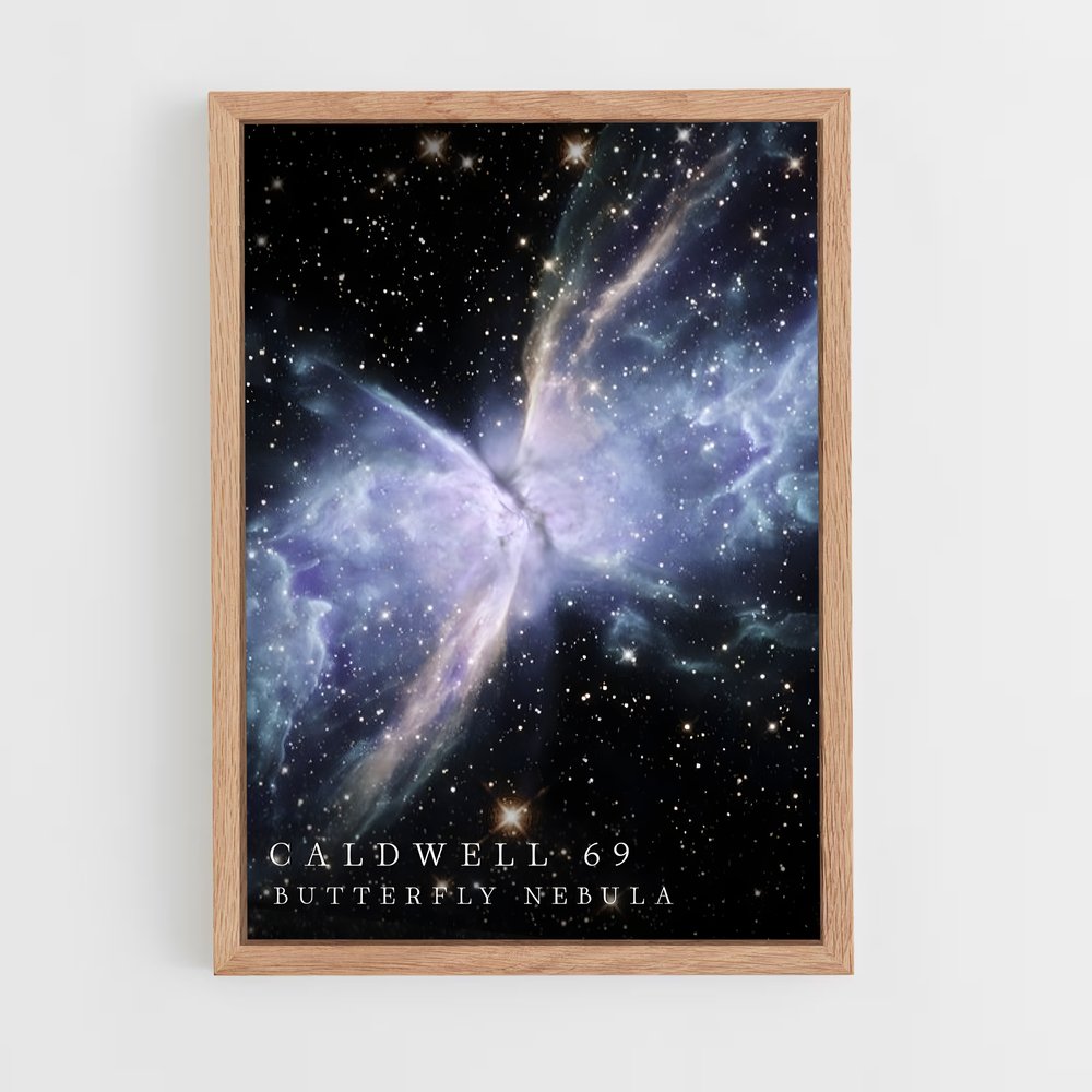 Poster Nébuleuse Papillon – affiche Nébuleuses (vue 4)